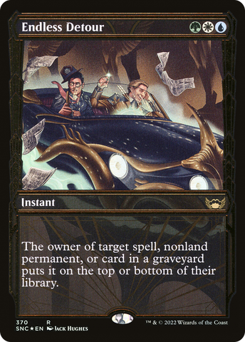 Endless Detour (Gilded Foil) (SNC-370)  Foil - Streets of New Capenna: (Showcase)