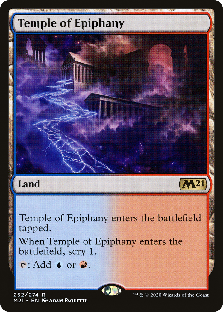 Temple of Epiphany (M21-252)  Foil - Core Set 2021