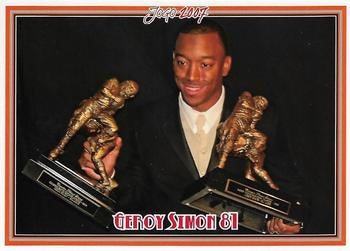 2007 Jogo CFL #27 Geroy Simon