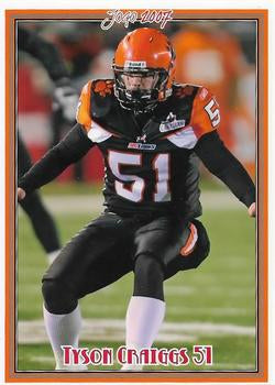 2007 Jogo CFL #28 Tyson Craiggs