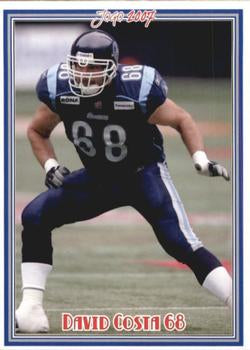 2007 Jogo CFL #41 David Costa