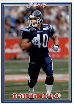 2007 Jogo CFL #42 Bryan Crawford