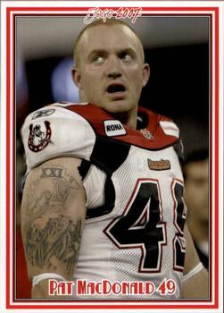 2007 Jogo CFL #49 Pat MacDonald