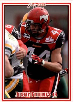 2007 Jogo CFL #60 Justin Phillips