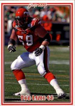 2007 Jogo CFL #62 Rob Lazeo