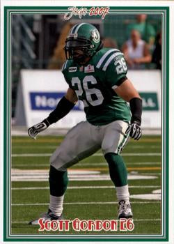2007 Jogo CFL #89 Scott Gordon