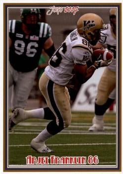 2007 Jogo CFL #117 Arjei Franklin