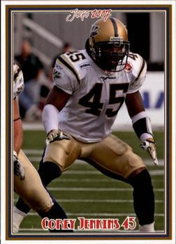 2007 Jogo CFL #124 Corey Jenkins