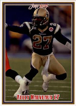 2007 Jogo CFL #129 Kelly Malveaux