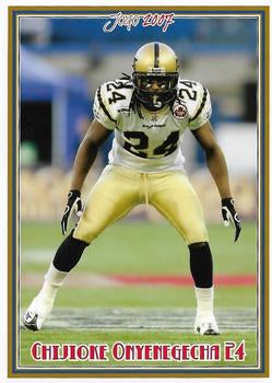 2007 Jogo CFL #133 Chijioke Onyenegecha