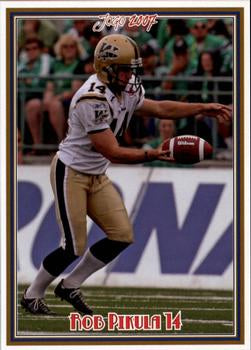 2007 Jogo CFL #136 Rob Pikula