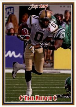 2007 Jogo CFL #142 O'Neil Wilson