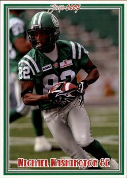 2007 Jogo CFL #162 Michael Washington