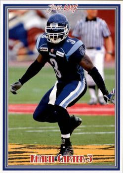 2007 Jogo CFL #166 Kahlil Carter