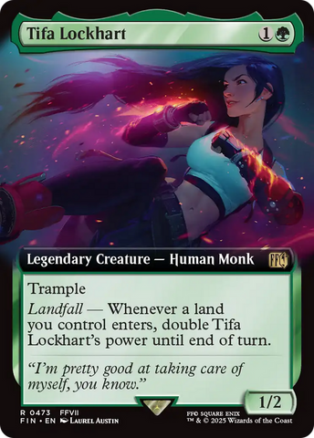 Tifa Lockhart (Extended Art) (FIN-473)  Foil - FINAL FANTASY: (Extended Art)