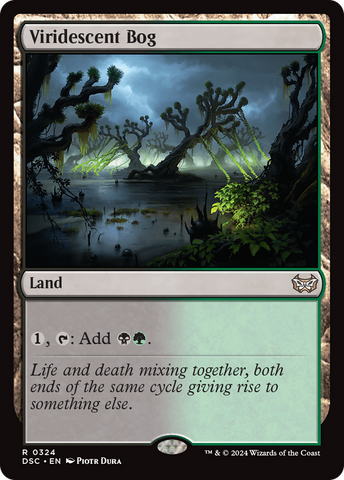 Viridescent Bog (DSC-324)  - Duskmourn: House of Horror Commander