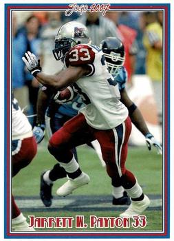 2007 Jogo CFL Rookie	#1r	Jarrett Payton - 200 made!
