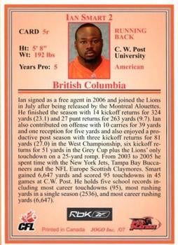 2007 Jogo CFL Rookie
