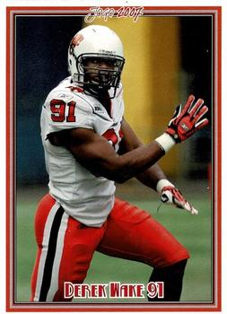 2007 Jogo CFL Rookie #8r	Derek Cameron Wake - 200 made!