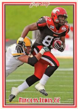 2007 Jogo CFL Short Print	#3SP	Nikolas Nik Lewis - 200 made!