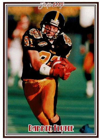 2007 Jogo CFL Where Are They Now #7W Darren Flutie - 200 made!