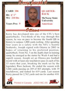 2005 Jogo CFL