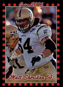 2006 Jogo CFL  # 4 Matt Sheridan