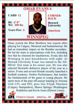 2006 Jogo CFL
