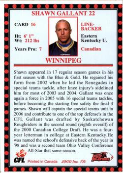 2006 Jogo CFL