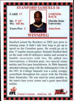 2006 Jogo CFL