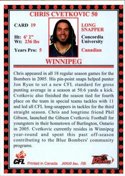 2006 Jogo CFL