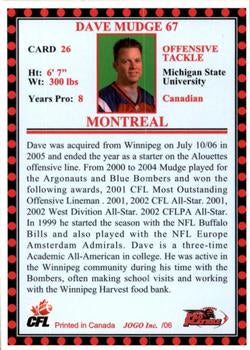 2006 Jogo CFL