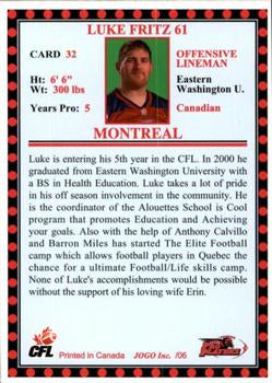 2006 Jogo CFL