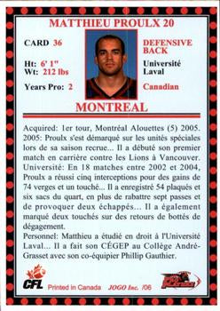 2006 Jogo CFL