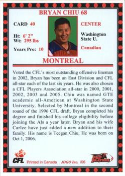 2006 Jogo CFL
