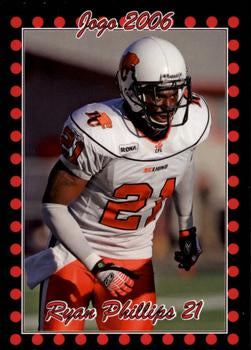2006 Jogo CFL  # 42 Ryan Phillips