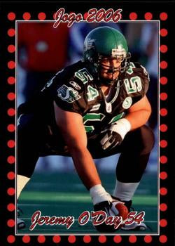 2006 Jogo CFL  # 52 Jeremy O'Day