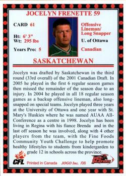 2006 Jogo CFL