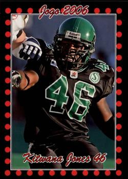 2006 Jogo CFL  # 66 Kitwana Jones