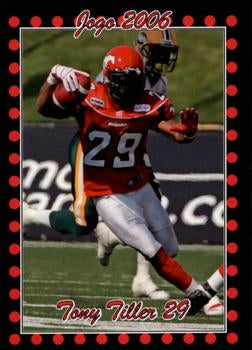 2006 Jogo CFL  # 78 Tony Tiller