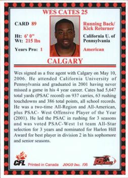 2006 Jogo CFL