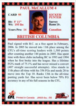 2006 Jogo CFL