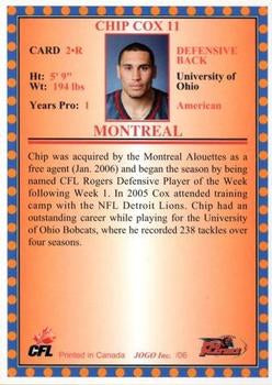2006 Jogo CFL Rookie
