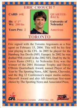 2006 Jogo CFL Rookie