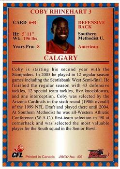 2006 Jogo CFL Rookie