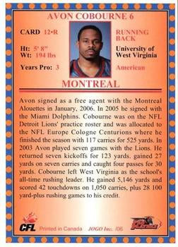 2006 Jogo CFL Rookie