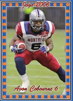 2006 Jogo CFL Rookie #12R Avon Cobourne - 150 made!