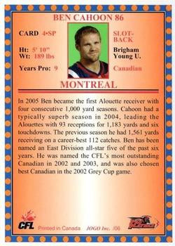 2006 Jogo CFL Short Print