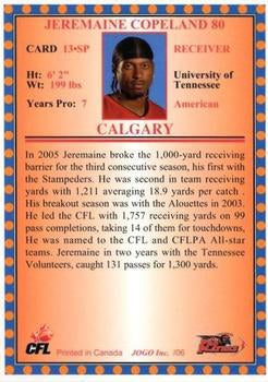 2006 Jogo CFL Short Print