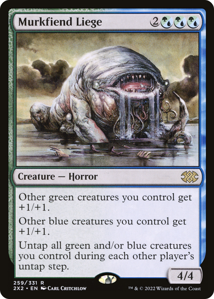 Murkfiend Liege (2X2-259)  Foil - Double Masters 2022